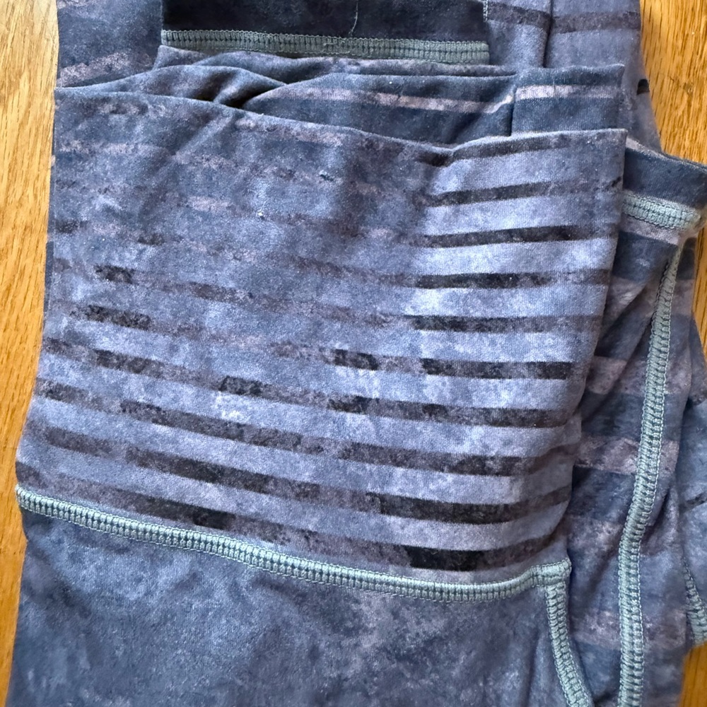 Striped Gray Leggings